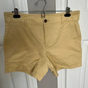GAP Yellow Cotton Bermuda Shorts High Waisted, Size 8